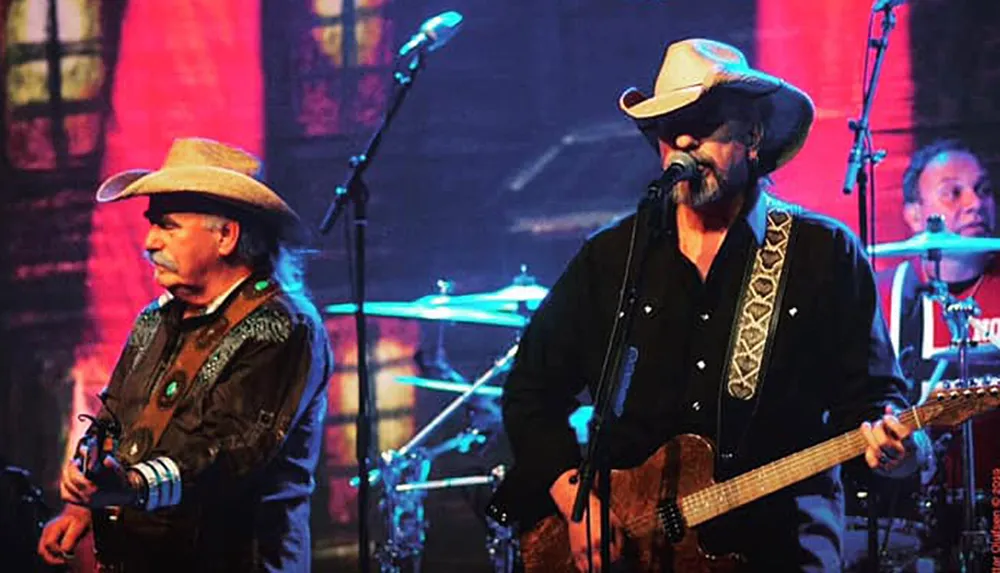 The Bellamy Brothers on stage
